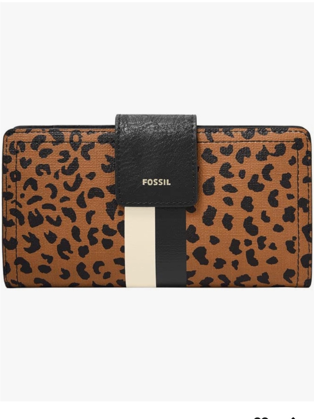 Fossil Women's Logan Faux Leather Wallet RFID Blocking
Tab Clutch